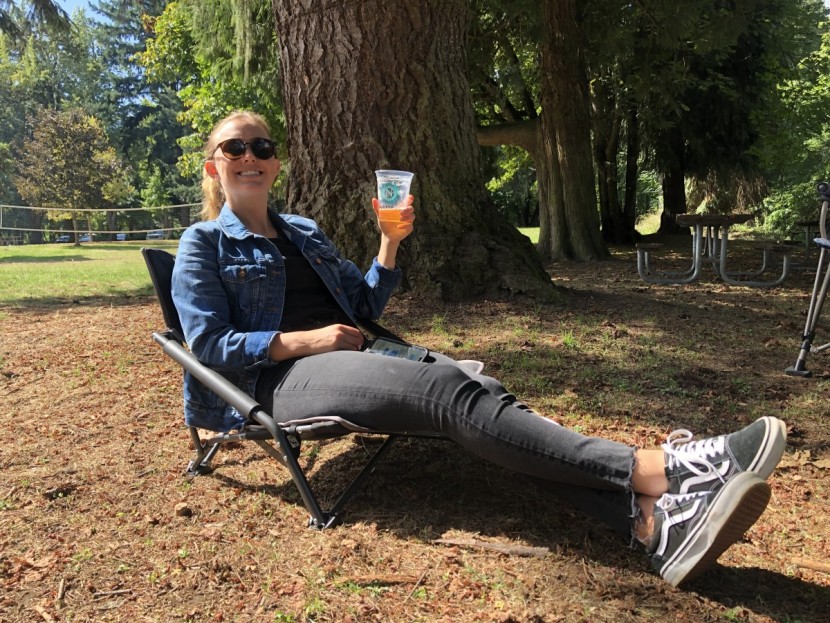 rei co-op camp stowaway low - enjoy a beverage from the comfort of your stowaway low.