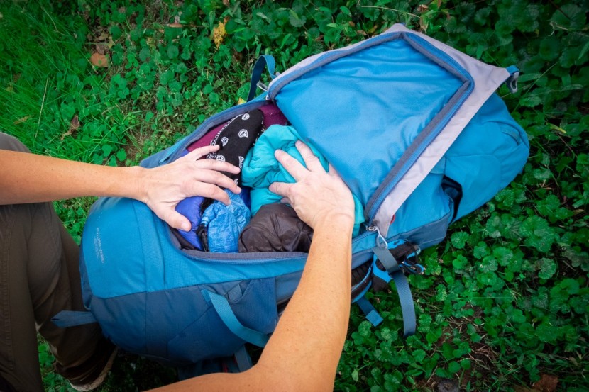 there's a pocket for just about anything you might want to bring, if...