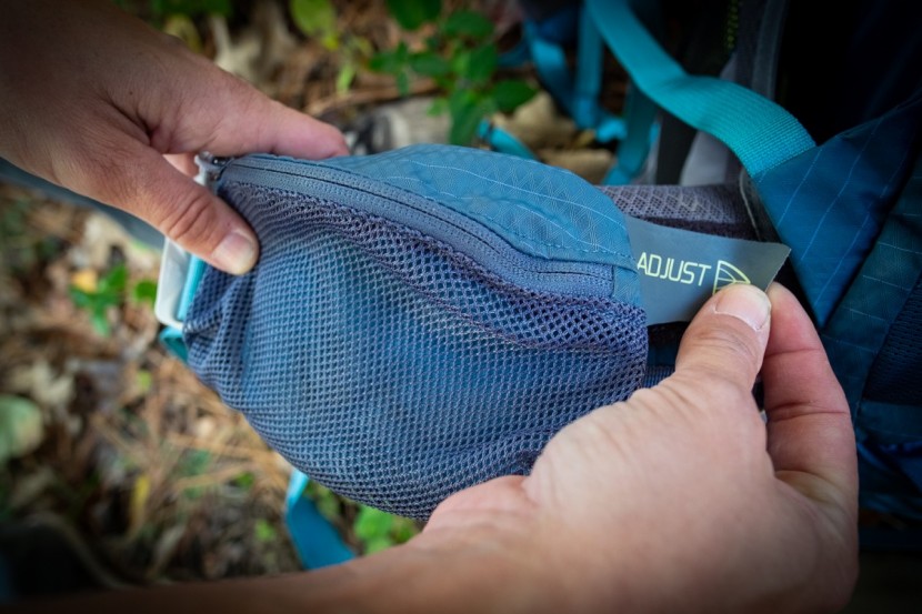 waist belts with the ability to extend the padding and move features...