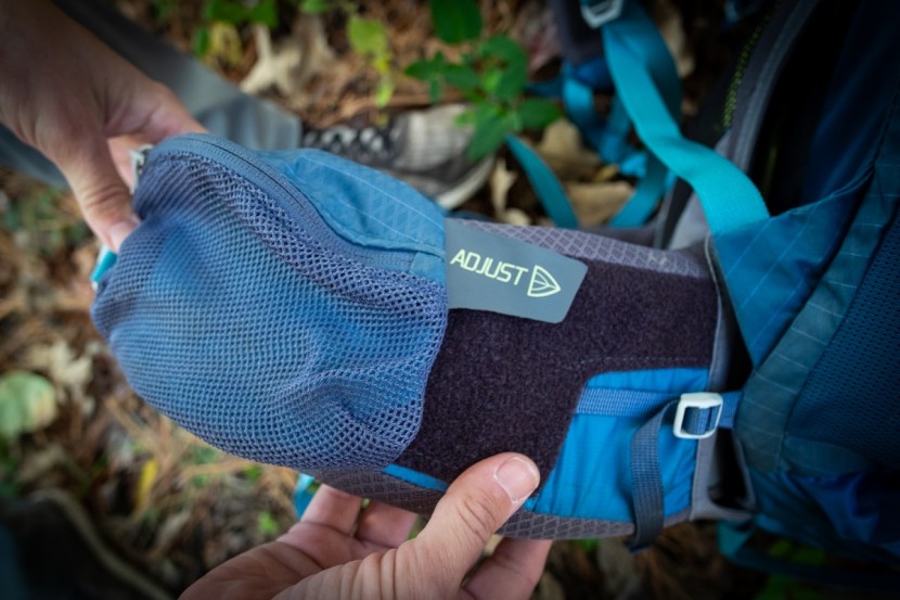 waist belts with the ability to extend the padding and move features...