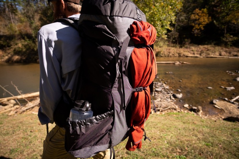 granite gear blaze 60 - every compression strap, both on the sides and front of the pack...