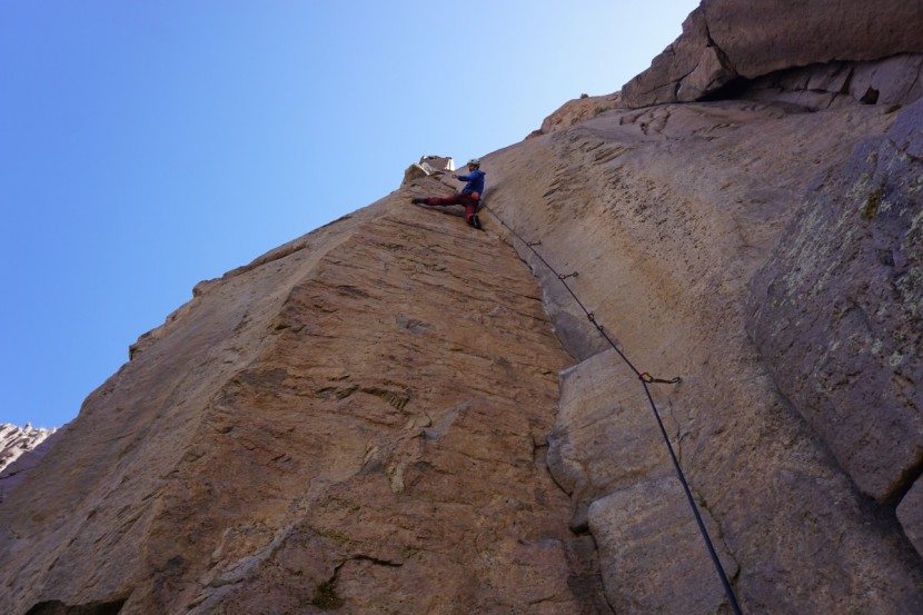 black diamond aspect - although the sole of the aspect is stiff, when they're sized...