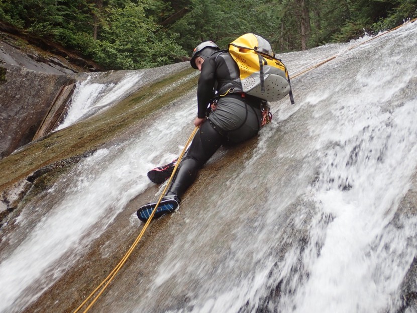 adidas terrex hydro_lace - after this rappel-assisted slide, the hydro_lace showed no signs of...