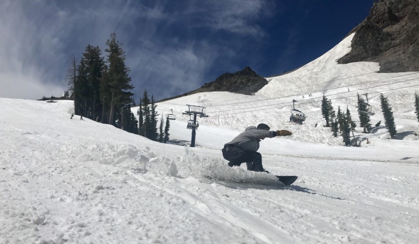 venture paragon - the versatile shape makes this a great board for spring riding.