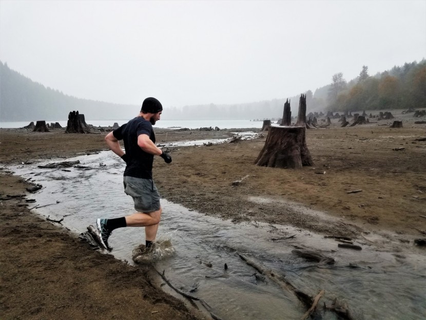 salomon crossamphibian swift 2 - we had fun confidently striding through creeks in the crossamphibian...