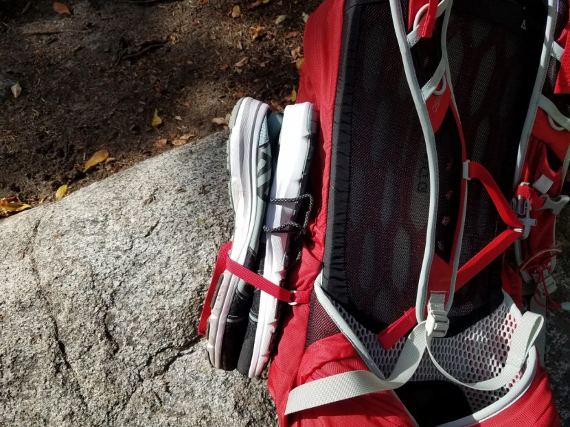 salomon crossamphibian swift 2 - we really liked how light and packable these shoes were.