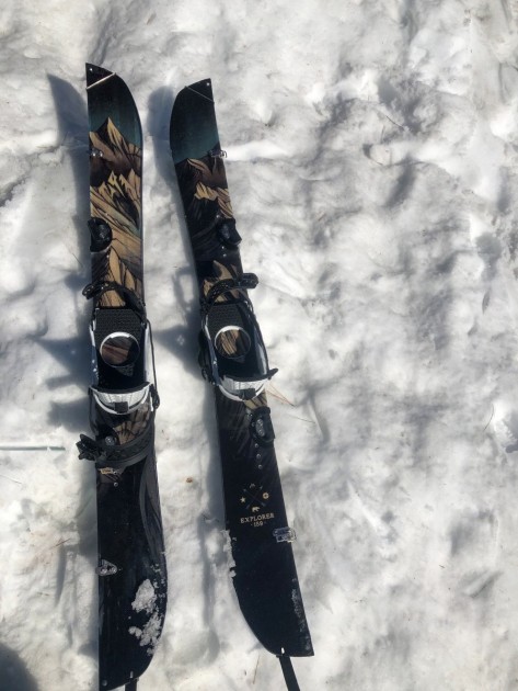 union expedition - the expedition on challenging firm and gently sun-cupping conditions...