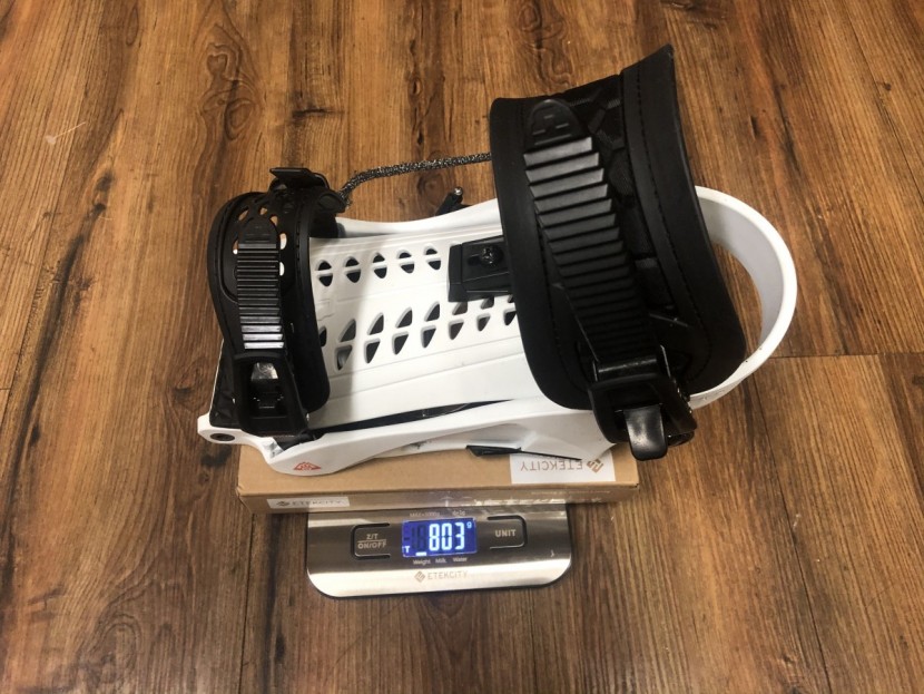 union expedition - the expedition is 803 grams per binding. not too heavy but not too...