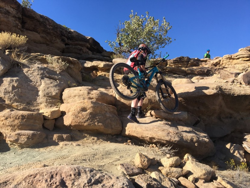 mountain bike shoes womens - hiking is part of our riding and the sticky stealth c4 rubber...