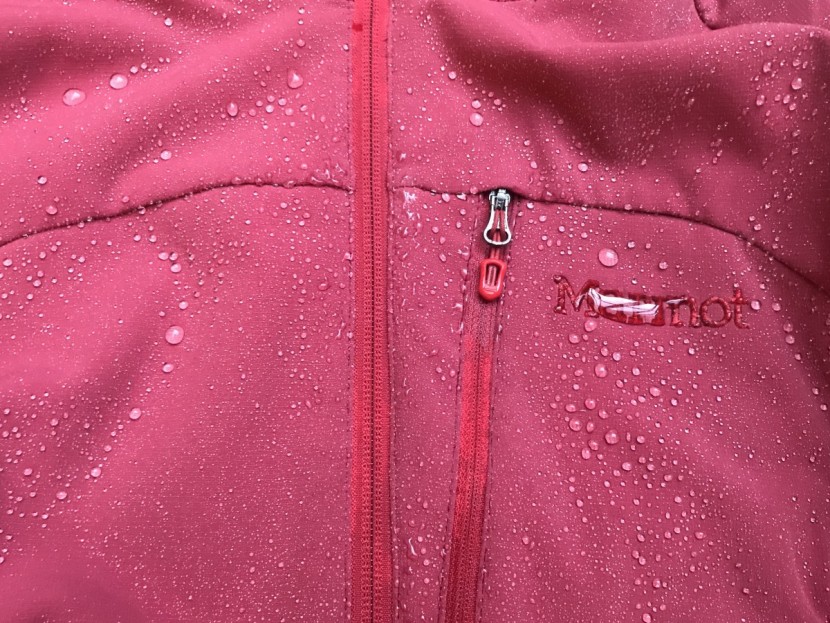 marmot moblis - the moblis fared well in our waterproofness test, shedding water for...