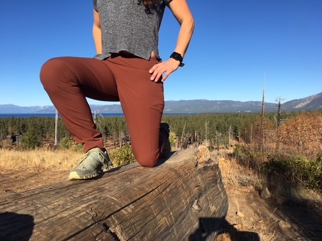 arc'teryx sabria pant - the sabrias allow a good amount of stretch.