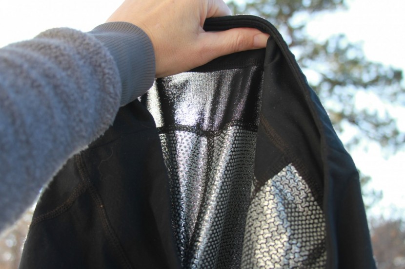 columbia titanium omni-heat 3d knit tights for women - moisture doesn't need to fight through a lot of material to escape...