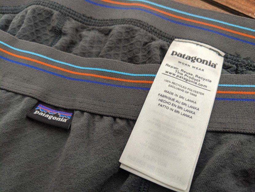 long underwear men - 100% recycled polyester, pushing the boundaries of what's possible...