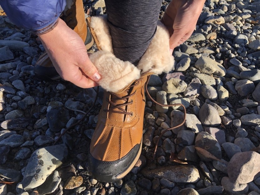ugg adirondack iii - a look at the plush wool lining with 200 grams of insulation which...