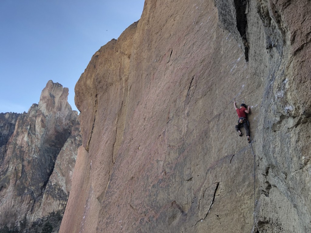 mammut ophir 4 slide - embarking on yet another long face climb at smith rock, exactly what...