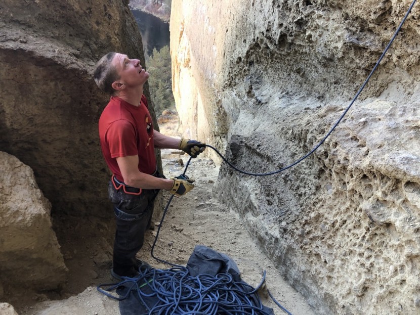 mammut ophir 4 slide - this is a pretty comfortable harness for belaying due to the fat...