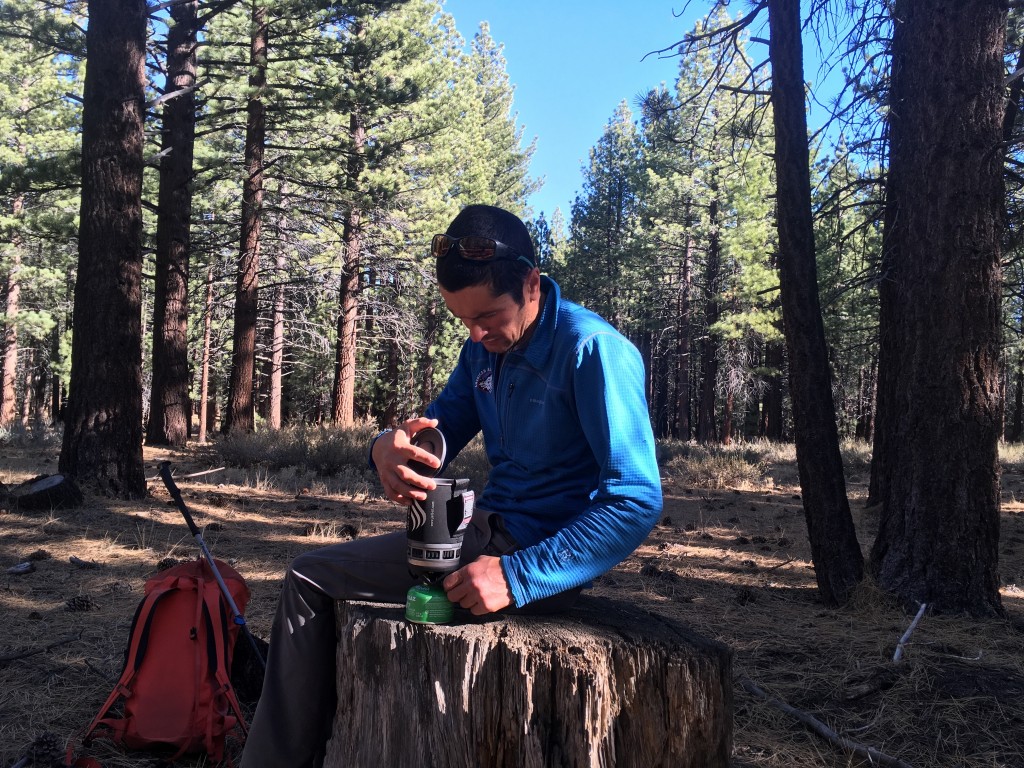 jetboil zip - this little stove is quick and convenient enough that we pulled it...