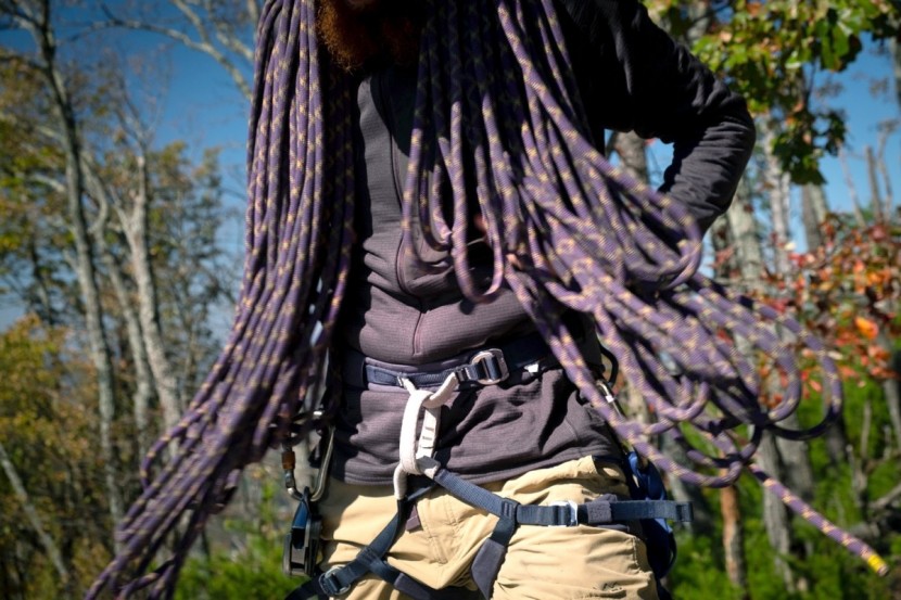 mountain hardwear type 2 fun 3/4 zip hoody - this fleece layers great under anything. harness, rain shell, or...