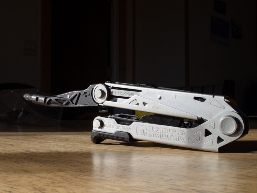 multi-tool - this photo shows the geometry of the gerber center drive bit driver...