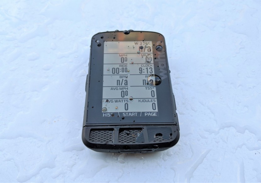 wahoo fitness elemnt roam - it turns out that when your computer isn't touchscreen, water...