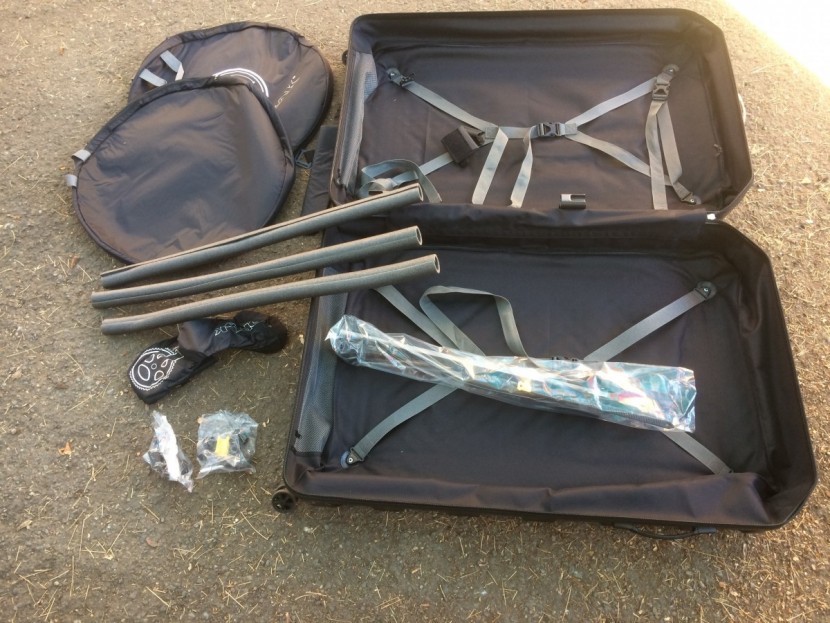 topeak pakgo x - all of the bits and pieces included with the topeak case.