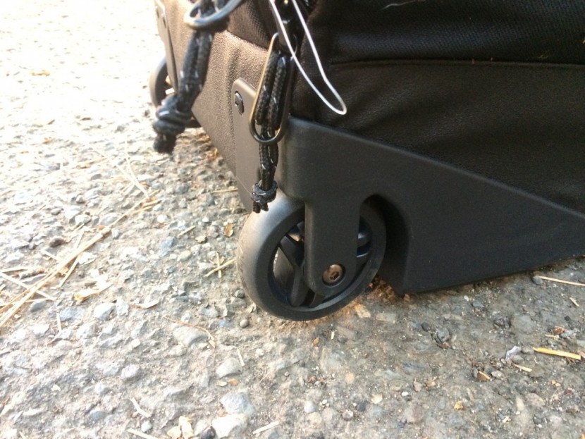 bike travel case - our test cases had wheels of different sizes and rubber compounds.