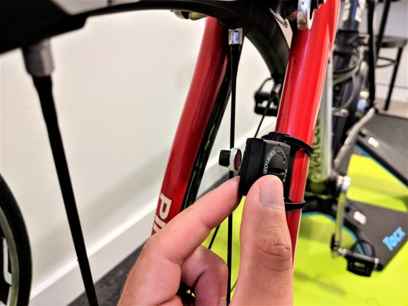 cateye quick - attaching the speed sensor and magnet is really quick and easy. just...