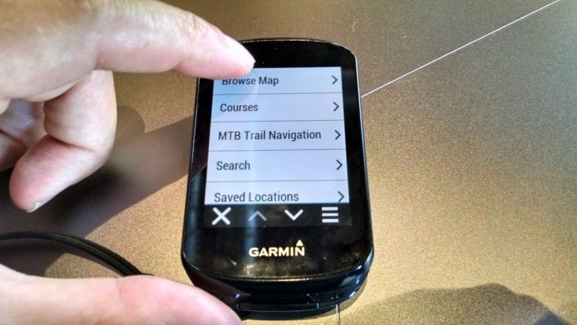 garmin edge 830 - with its large, clear, vibrant display and simple to navigate menu...