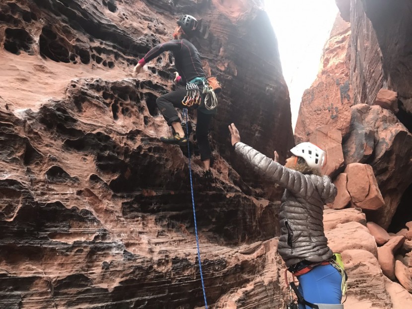 the north face summit l3 hoody for women - a warm belayer is something we all want. here, the summit l3 fits...