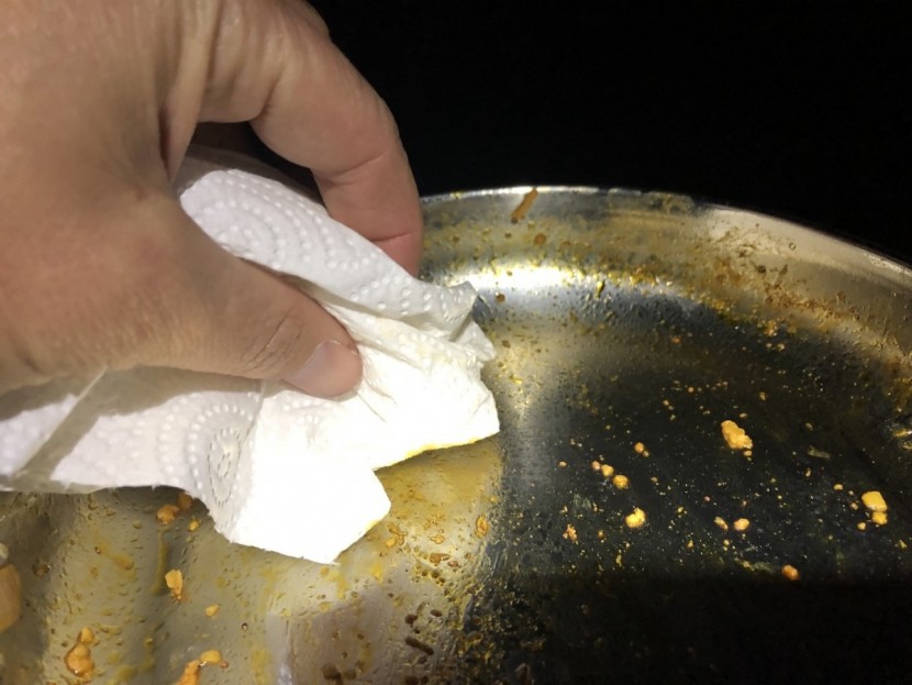 gsi outdoors glacier basecamper - the saucepan cleans up nicely after cooking marinated meats, without...