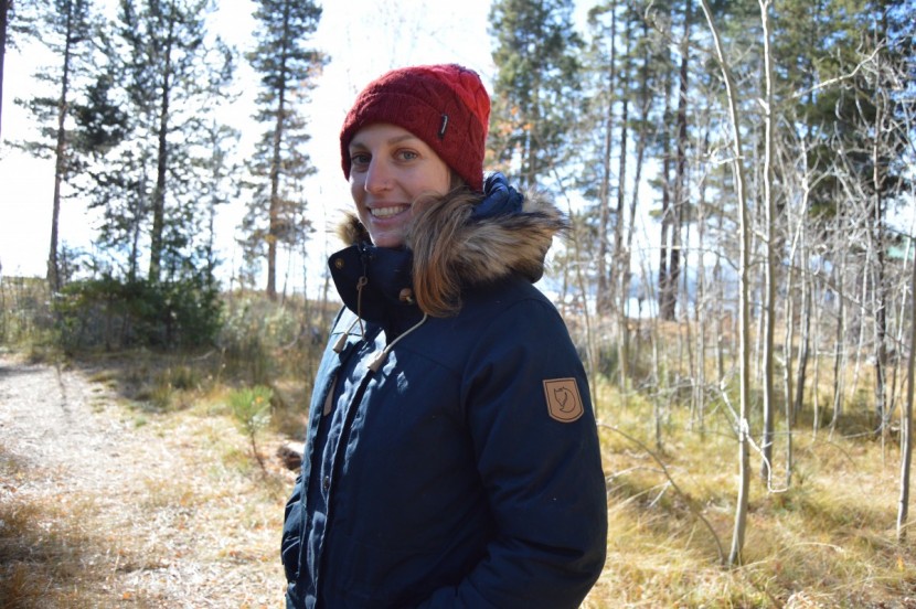 fjallraven singi down for women - the hood is detachable and so is the faux fur ruff. when we were...