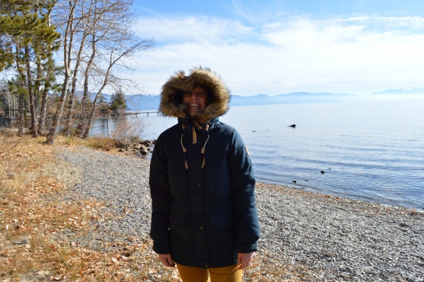 fjallraven singi down for women - the hood definitely kept up warm and protected from the elements...