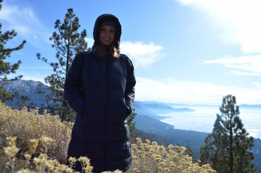 the north face acropolis for women - the hood is removable and adjustable but is quite large. wearing a...