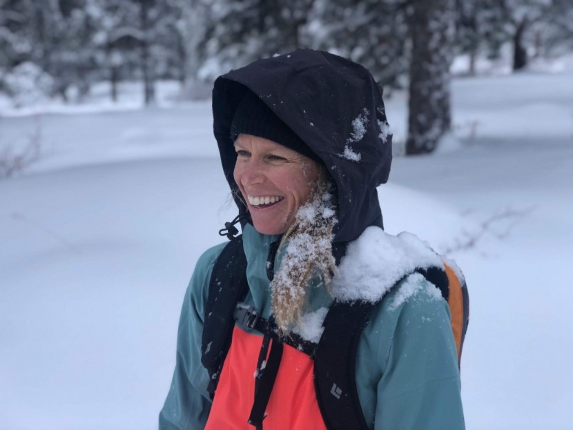 the north face a-cad futurelight for women - we never got wet, only happily snow-covered in the a-cad futurelight.