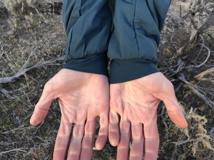 arc'teryx proton lt hoody - the wrist cuffs are longer pieces of elastic than commonly used by...