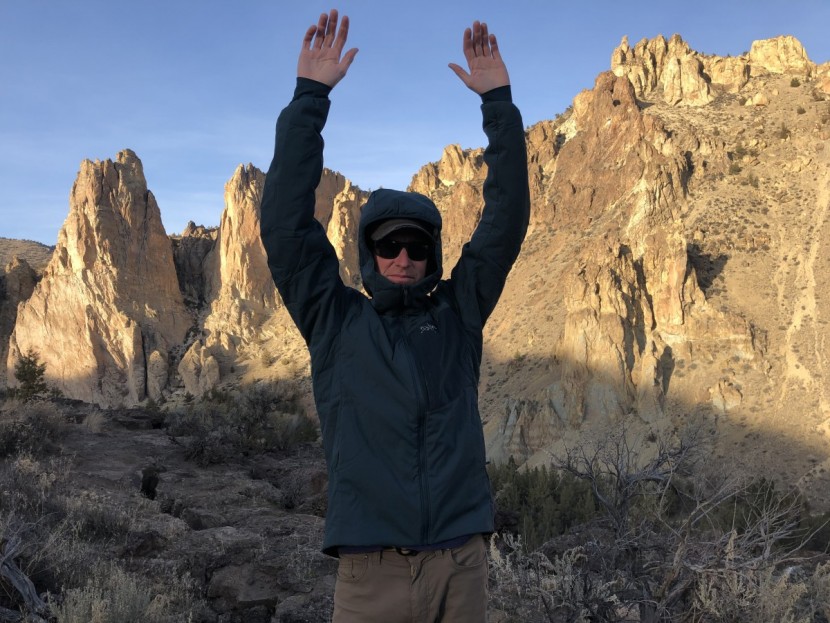 arc'teryx proton lt hoody - as you can see, the fit is perfect for mobile activities, especially...