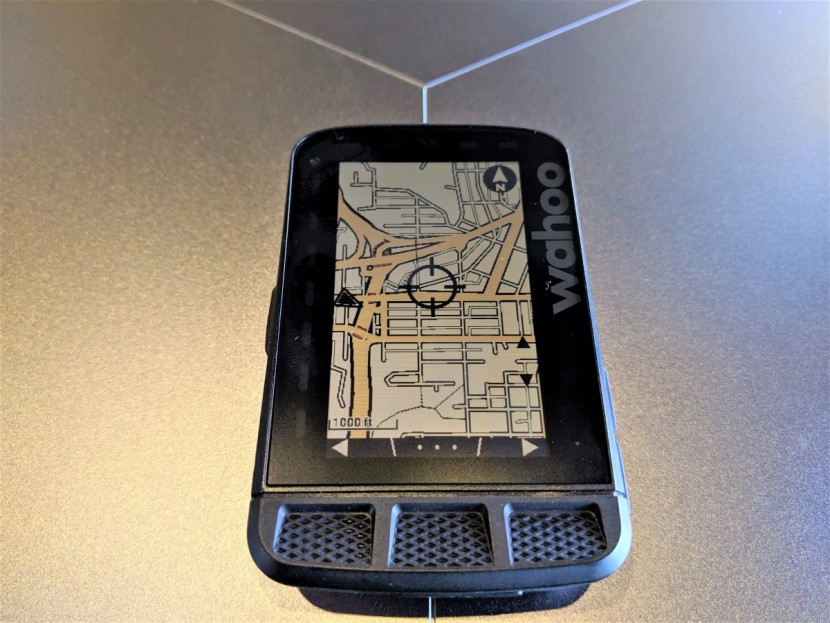 selecting a point to navigate to is really simple with the roam.