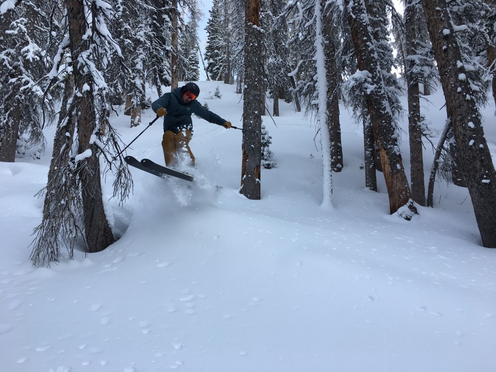 arc'teryx macai - early season pow in the macai.