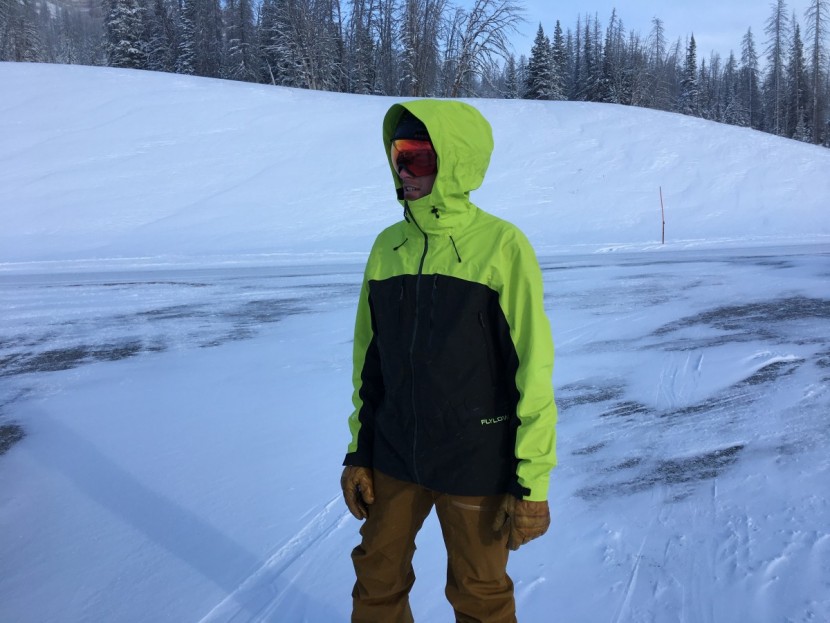 flylow lab coat - sharp lines and color panels give this jacket a distinct style and...