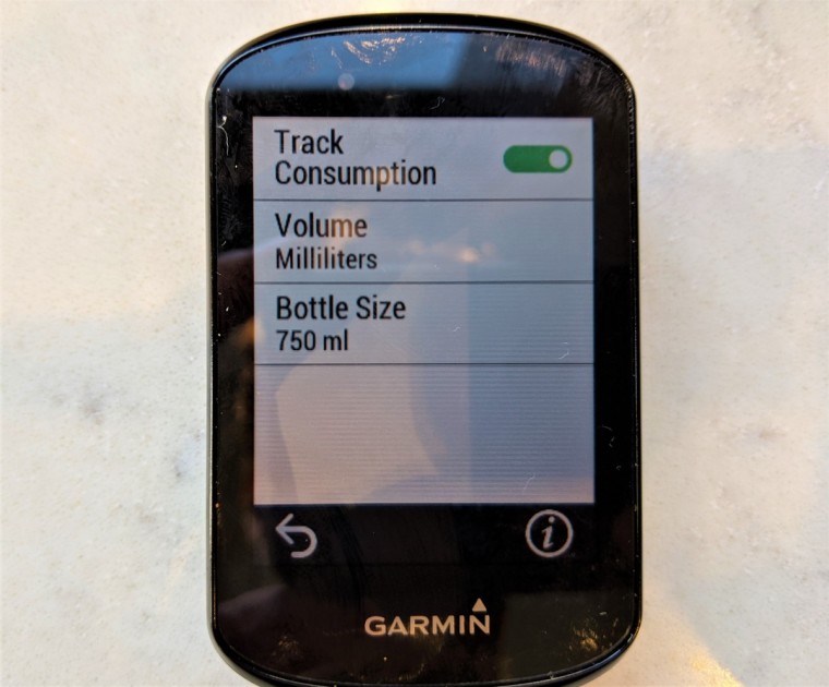 step 2 of tracking your nutrition and hydration - enable consumption...