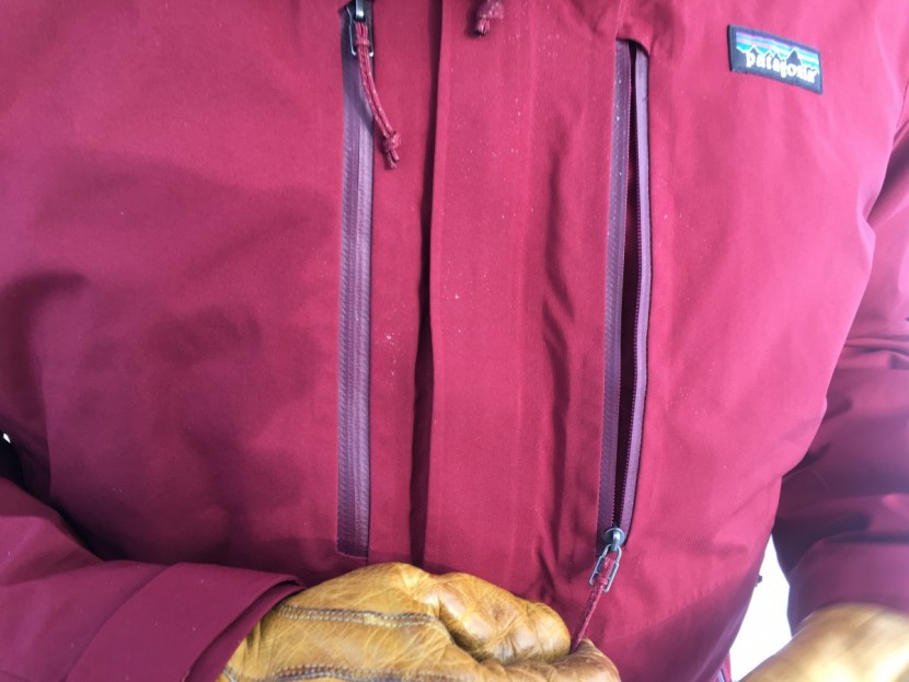 patagonia primo puff - lots of pockets with waterproof zippers were the main features of...
