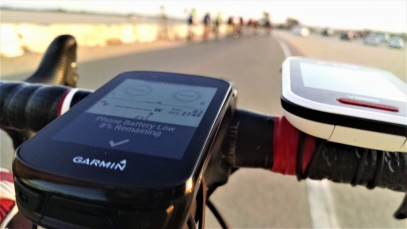 garmin edge 830 - unfortunately, we don't have double-sided power pedals, so this...