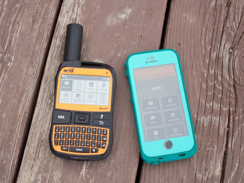 personal locator beacon - with the newest update, the spot x includes bluetooth functionality...