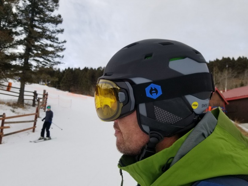 smith quantum mips - the quantum is about as warm as a helmet can get. we didn't feel the...