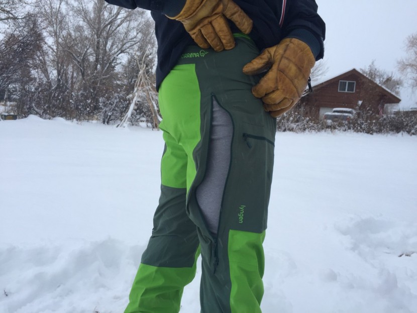 norrona lyngen windstopper hybrid - long side vents enable tons of airflow, making the lyngen hybrid one...