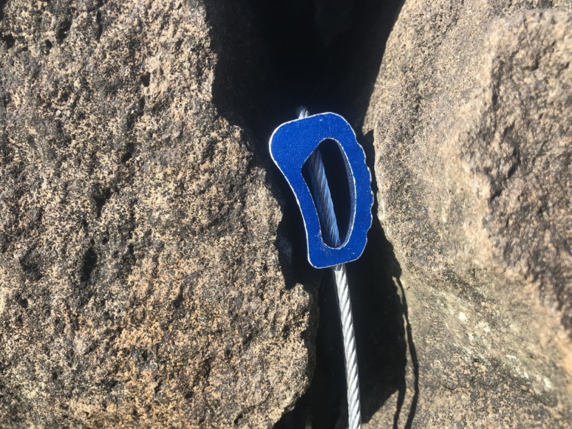 climbing nut - this photo is a good example of how classically curved models do...