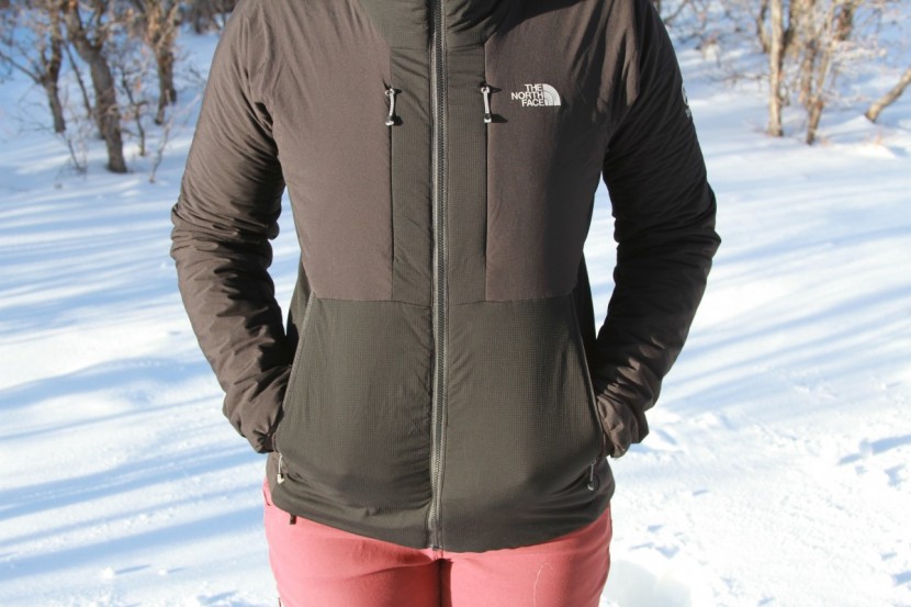 the north face summit l3 ventrix 2.0 hoodie for women - the pockets are quite roomy, offering tons of storage.
