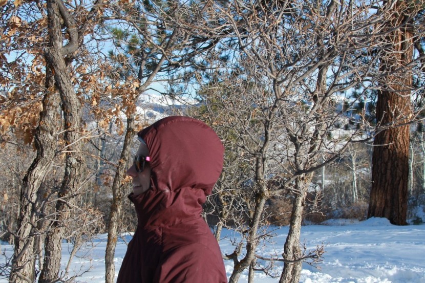 black diamond first light stretch hoody for women - a roomy hood to accommodate helmets both small and large.