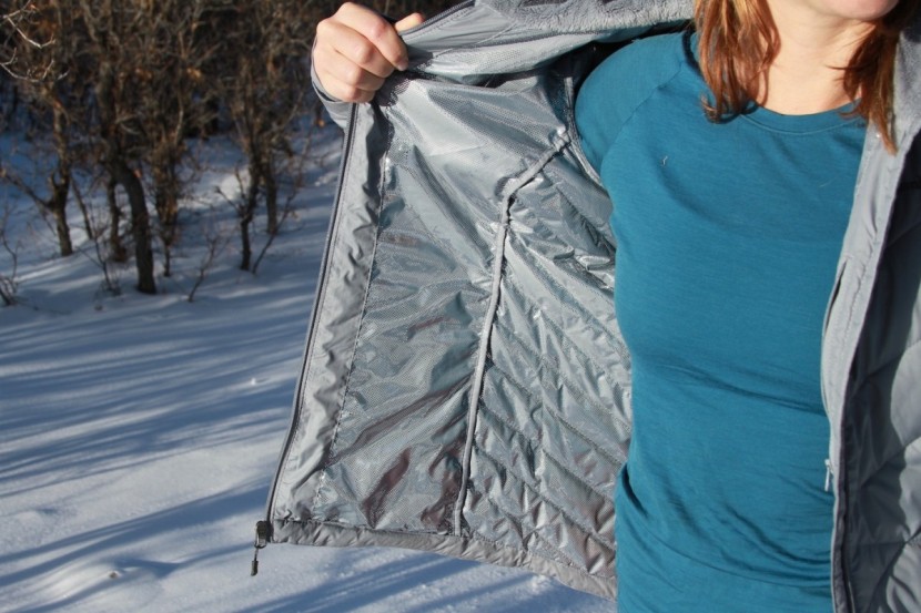 the omni-heat liner that's really good at keeping warmth in, but...