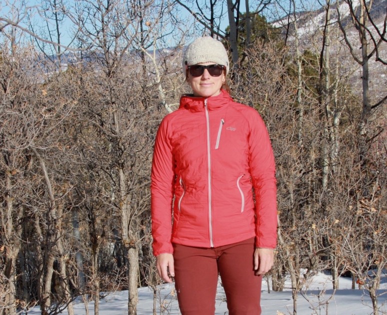 outdoor research refuge air hoody for women - a look at the great fit and style of this breathable jacket. this is...